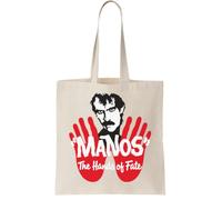 The Hands of Fate Canvas Tote Bag - Reusable Cotton Shopping Bag, Natural