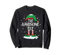 The Handsome Elf Christmas Family Matching Xmas Group Funny Sweatshirt