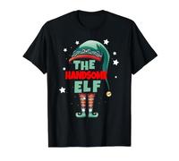 The Handsome Elf Christmas Pajama - Handsome Matching Family Value Graphic T-Shirt