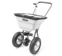 The Handy Broadcast Spreader for Fertiliser, Grass Seed or Refined Ice Salts - 36kg Hopper, Adjustable Feed Control - 2 Year Guarantee