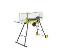 Platinum PLS7HWS 7 Ton Hydraulic Electric Log Splitter With Stand & Wheels, 2200W Motor 7 Tons Pressure, Safety Shut-Off & Cage Guard. Logs Upto 52cm in length & 25cm Diameter. - 2 Year Guarantee