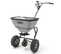 The Handy 32kg (70lb) Heavy Duty Easy Build Spreader, Black