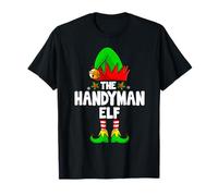 The Handyman Elf Family Matching Group Christmas Ugly Pajama T-Shirt