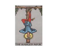 The Hanged Man Tarot Card Art Canvas Poster Wall Art Decor Print Picture Paintings for Living Room Bedroom Decoration 20x30inch(50x75cm)