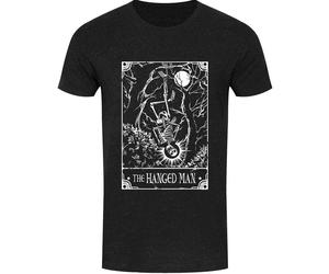 The Hanged Man Tarot Card, Heather Black T-Shirt, Gothic Skeleton, Deadly Tarot