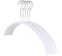 The Hanger Store 10 White Jumper Knitwear Hanger, Non-Slip Rubber Coating, 42Cm