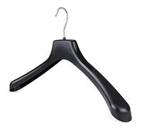 The Hanger Store 20 Plastic Coat Hangers with Broad Ends for Coats and Jackets, 42cm
