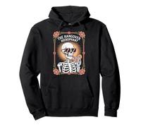 The Hangover Hierophant Tarot Skeleton Cocktail Humor Pullover Hoodie