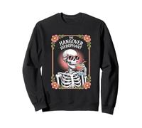 The Hangover Hierophant Tarot Skeleton Cocktail Sweatshirt