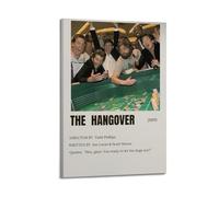 THE HANGOVER Posters Aesthetic Wall Art Canvas Decorative Painting Vintage Poster for Living Room Bed Room Decor 12x18inch(30x45cm) Frame-style