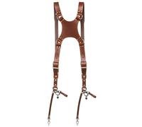 The Hantler Dual camera harness Cognac / Old silver, Regular