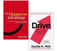 The Happiness Advantage, Drive Daniel H Pink 2 Books Collection Set