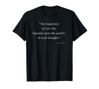 The happiness of your life... - Marcus Aurelius Stoic Quote T-Shirt