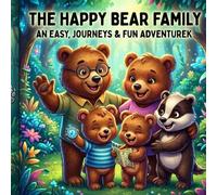 The Happy Bear Family: An Easy, Thick-Lined Coloring Book (Easy-Peasy Cozy Coloring)
