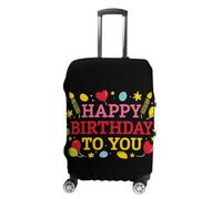 The Happy Birthday to You Luggage Case Cover Protective Suitcase Covers Anti Scratch Baggage Washable Fits 19-32 Inch XL