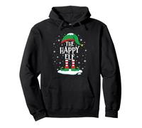 The Happy Elf Christmas Family Matching Xmas Group Funny Pullover Hoodie