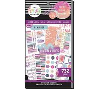 The Happy Planner Sticker Value Pack - Diary Planner & Office Accessories - Enjoy The Little Things Mum Theme - Multi-Colour - Great for Planning & Projects - 30 Sheets with 732 Total Stickers