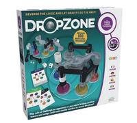 The Happy Puzzle Company DROPZONE - Reverse the Logic and Let Gravity Do the Rest! - Play Solo or Beat an Opponent in 100 Fun Multi-Challenge Levels - Ages 8+