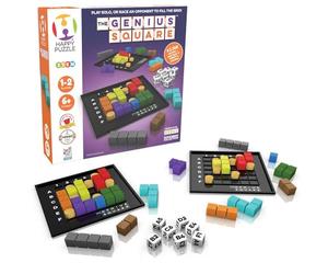The Happy Puzzle Company Genius Square Logic STEM Puzzle Board Game | Addictive, well-made STEM game builds problem-solving and spatial awareness skills.