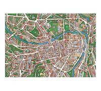 The Happy Puzzle Company - Jigraphy Cityscapes Puzzle | 1000 Pieces | Collectable UK City Puzzle Series (Bath)