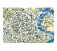 The Happy Puzzle Company - Jigraphy Cityscapes Puzzle | 1000 Pieces | Collectable UK City Puzzle Series (Belfast)