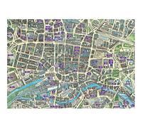 The Happy Puzzle Company - Jigraphy Cityscapes Puzzle | 1000 Pieces | Collectable UK City Puzzle Series (Leeds)