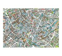 The Happy Puzzle Company - Jigraphy Cityscapes Puzzle | 1000 Pieces | Collectable UK City Puzzle Series (Manchester)