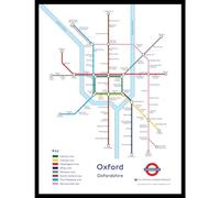 The Happy Puzzle Company - Oxford Underground Jigsaw Map 1000 Pieces - Jigsaw Puzzles for Adults 1000. This is an official Transport For London licenced product.