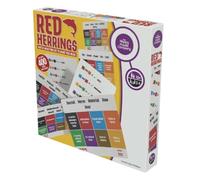 The Happy Puzzle Company Red Herrings - 400 Challenges for Friends and Family Board Game Night - Adults & Kids Smart Games Ages 10+