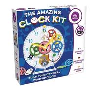 The Happy Puzzle Company | The Amazing Clock Kit | Build your Own Real Wind-Up Clock | The Workings of the Clock are Completely Visible | Learn Fine Motor & Hand/Eye Co-ordination Skills | Ages 5+