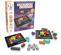 The Happy Puzzle Company - The Genius Square & Collection - Puzzle Challenges for Friends and Family Board Game Night - Logic STEM Educational Learning Resources (The Genius Square)