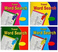 The Happy Puzzle Company Travel Word Search - 4 Spiral Bound Value Set