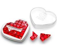 The Happy Puzzle Company Valentine's Puzzle Set - 72 Unique Multi-Level Challenges in Heart-Shaped Tray | Original Gift for Valentine's Day