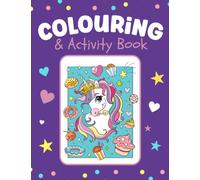 The Happy Unicorn Colouring & Activity Book: All-in-One Fun for Kids Ages 5-9 Years: Unicorn Colouring And Puzzle Activity Pages; Mazes, Word Finds, ... Sketch Pages For Creative Drawing: UK Edition