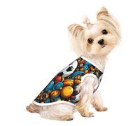 The Happy World of Soccer Cute Dog Clothes,Dog T Shirt for Small Dogs Girl Boy.Pet Pullover Jumper,Cat Clothes,Suitable for Small Pets