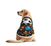 The Happy World of Soccer Pet T-Shirts for Dogs-Dog Clothes for Large and Medium Dogs, Comfortable Dog Shirts, Perfect for Daily Wear