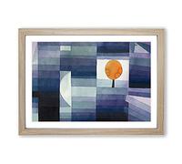 The Harbinger of Autumn by Paul Klee Framed Wall Art Print A2 Oak