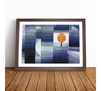 The Harbinger Of Autumn By Paul Klee Framed Wall Art Print A3 Walnut