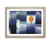 The Harbinger Of Autumn By Paul Klee Framed Wall Art Print A4 Oak
