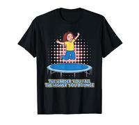 The Harder You Fall The Harder You Bounce Trampolining T-Shirt