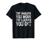 The Harder You Work Entrepreneur Business Motivation Hustle T-Shirt