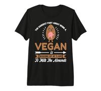 The Hardest Part About Being A Vegan - Vegetarian Premium T-Shirt