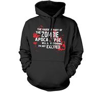 The Hardest Part of The Zombie Apocalypse - Geek Nerdy Comic Hoodie