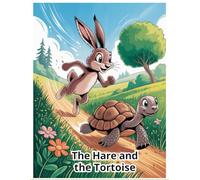 The hare and the tortoise coloring book: A Classic Aesop's Fable Coloring Book for Kids