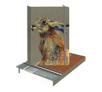 The Hare Collection George The Hare Themed A5 Notebook Lined with Elastic BCW502