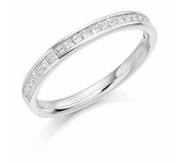 The Harmony Collection 0.33ct Princess Cut Eternity Ring - Platinum 950 / VS / DE - Princess Cut / 0.33ct