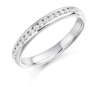 The Harmony Collection Harmony Collection 0.22ct Round Brilliant 3.0mm Half Eternity - Platinum 950 / Si / GH - Round Brilliant / 0.22ct