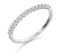 The Harmony Collection Harmony Collection 0.25ct Round Brilliant 1.6mm Half Eternity - Platinum 950 / VS / DE - Round Brilliant / 0.25ct
