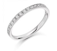 The Harmony Collection Harmony Collection 0.25ct Round Brilliant 2.10mm Half Eternity - Platinum 950 / Si / GH - Round Brilliant / 0.25ct