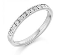 The Harmony Collection Harmony Collection 0.33ct Round Brilliant 2.5mm Half Eternity - 9ct White Gold / VS / DE - Round Brilliant / 0.33ct